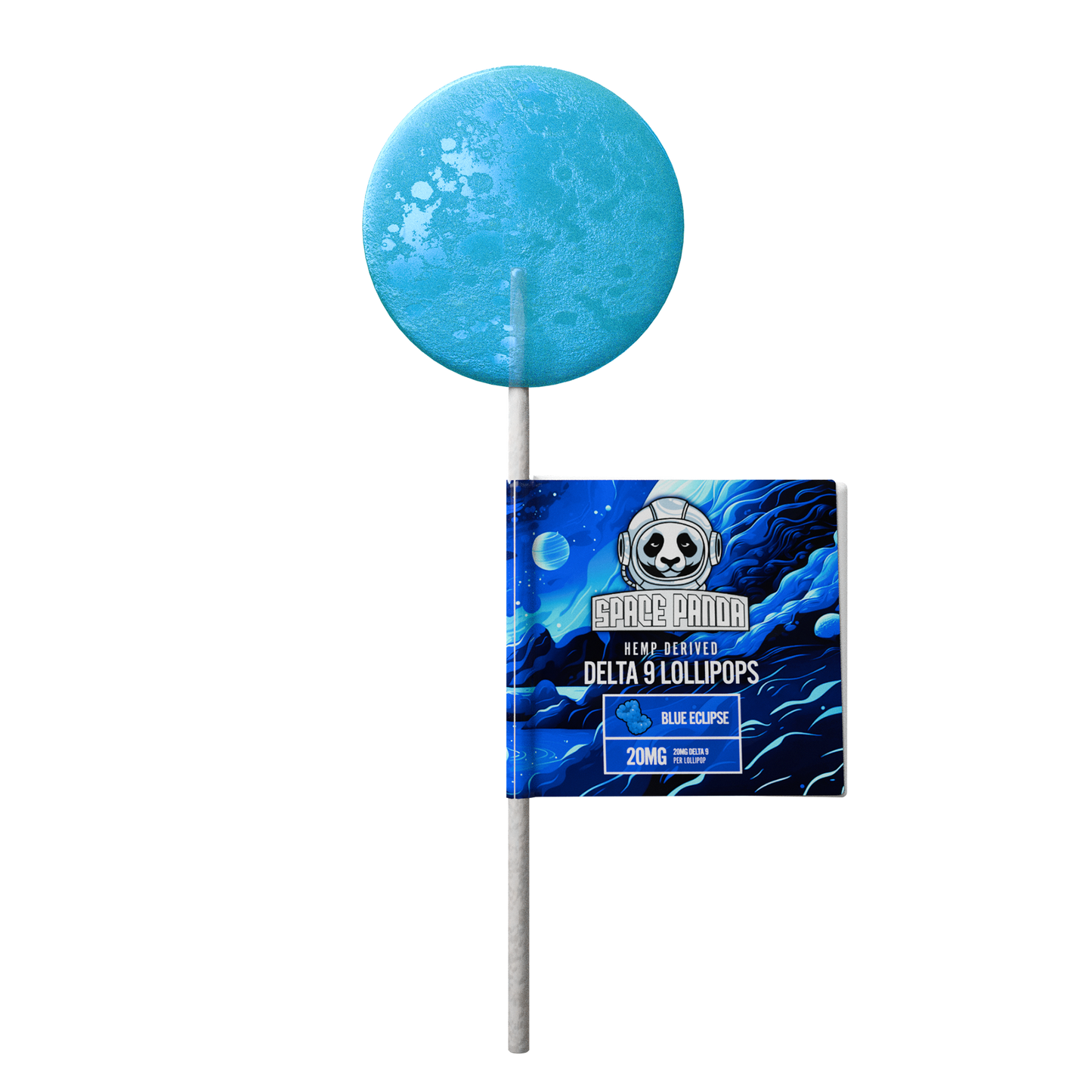 SpacePanda Delta 9 Blue Eclipse Moon Pop