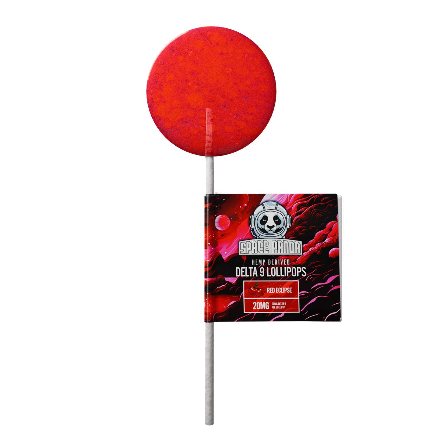 SpacePanda Delta 9 Red Eclipse Moon Pop