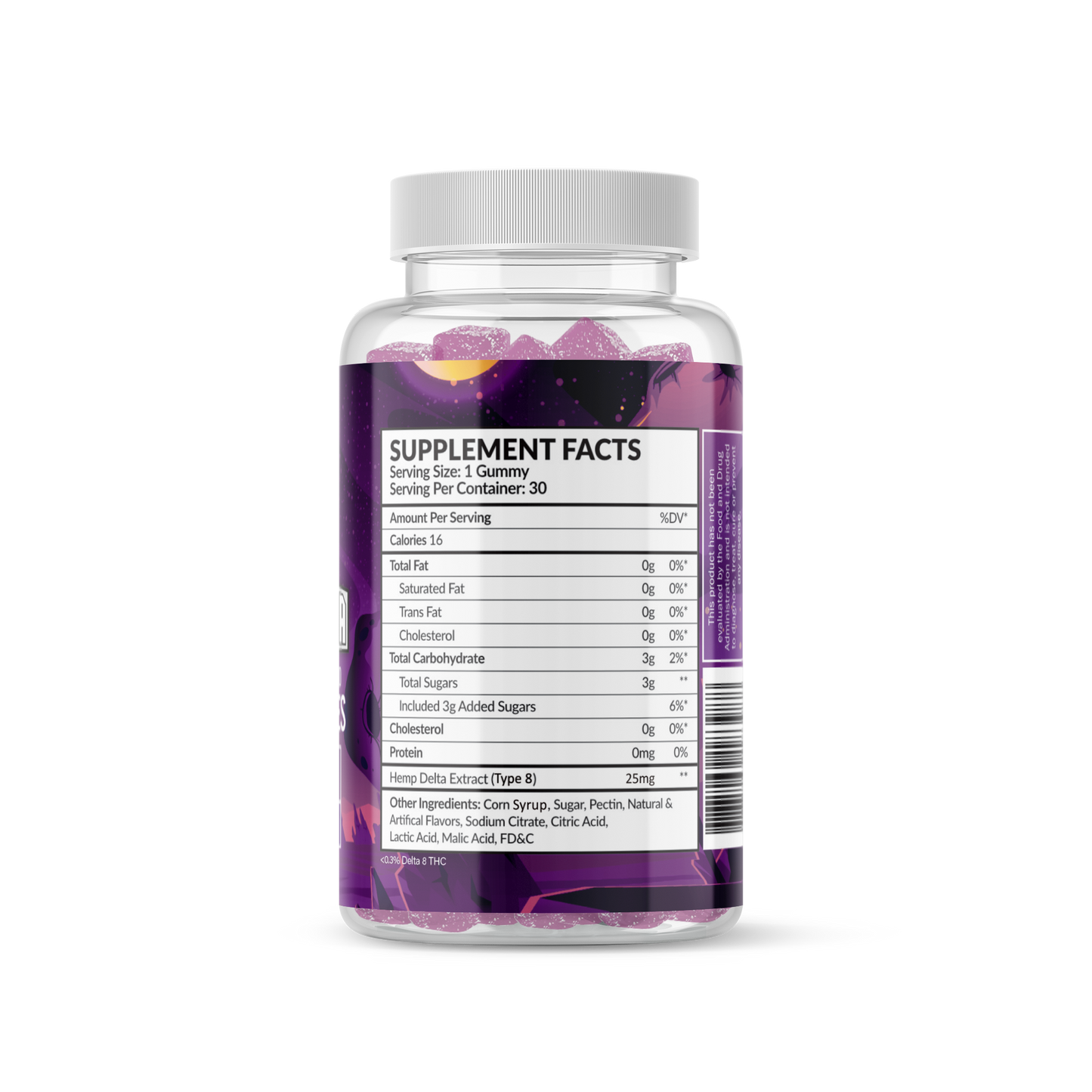 SpacePanda Delta 8 Kosmic Dream Gummies