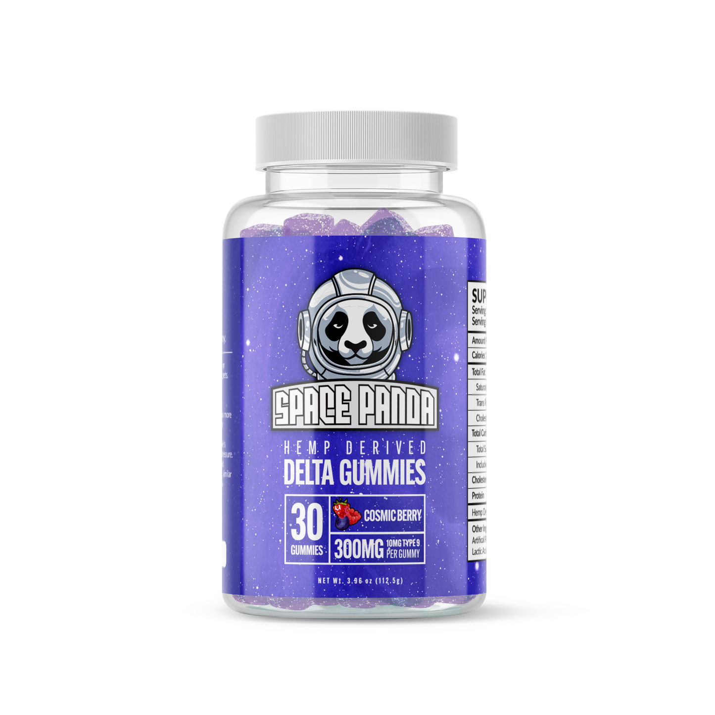 SpacePanda Delta 9 Cosmic Berry Gummies