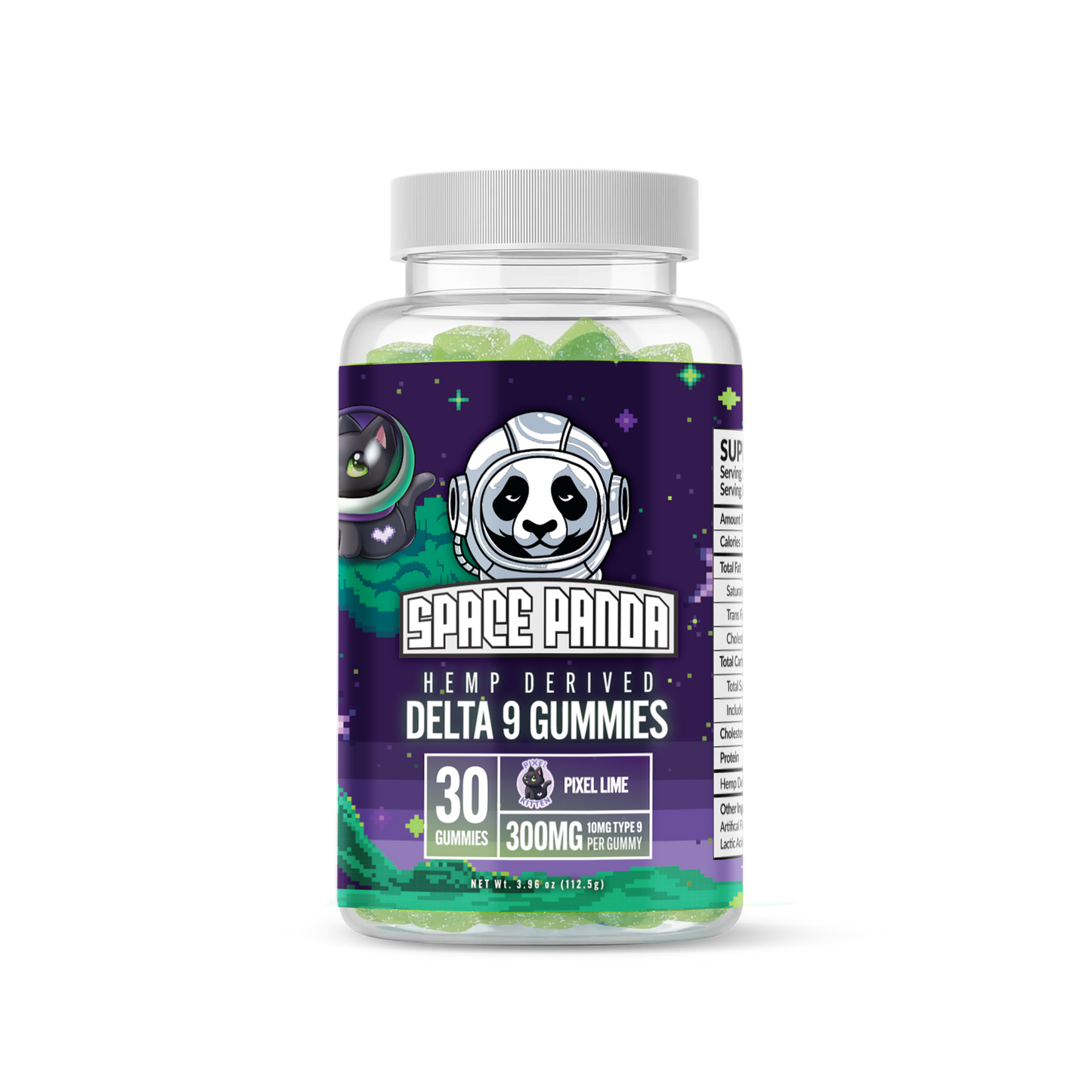 SpacePanda Delta 9 Pixel Lime Gummies