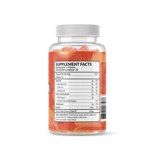 SpacePanda Delta 8 Sex on the Peach Gummies