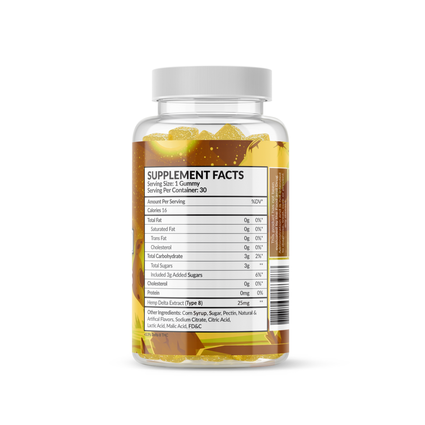 SpacePanda Delta 8 Pineapple Express Gummies