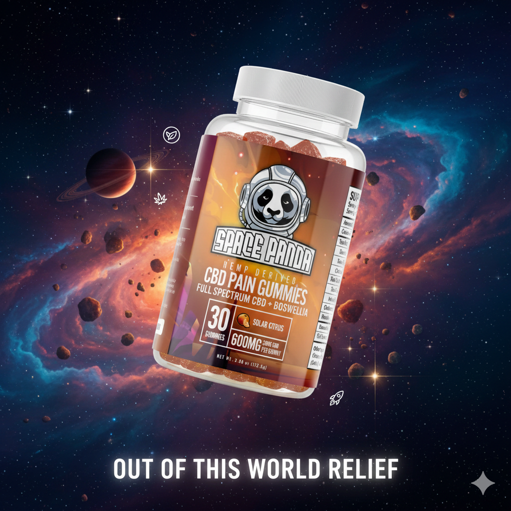 Blast Off to Better Days: Why Space Panda CBD Pain Gummies Are Your New Go-To for Relief