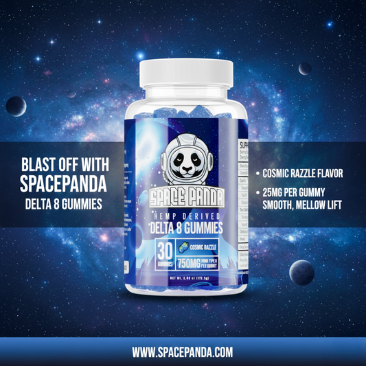 Blast Off with Space Panda: Delta 8 Cosmic Razzle Review