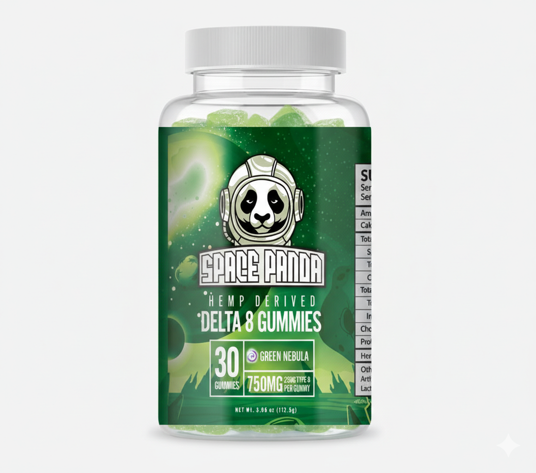 SpacePanda Delta 8 Green Nebula