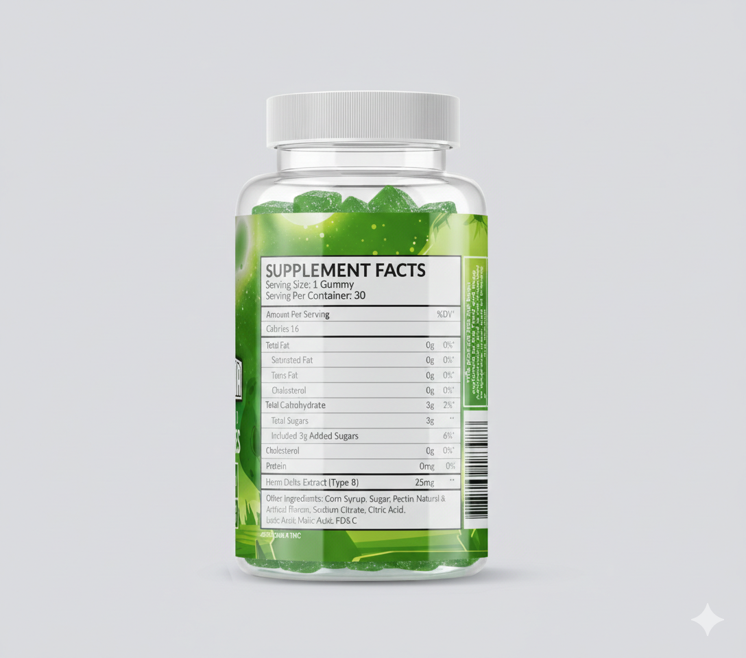 SpacePanda Delta 8 Green Nebula