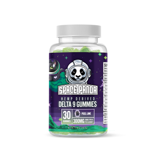 SpacePanda Delta 9 Pixel Lime Gummies